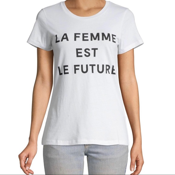 1 XS Left!! French Connection Women’s Graphic Tee - Picture 2 of 8